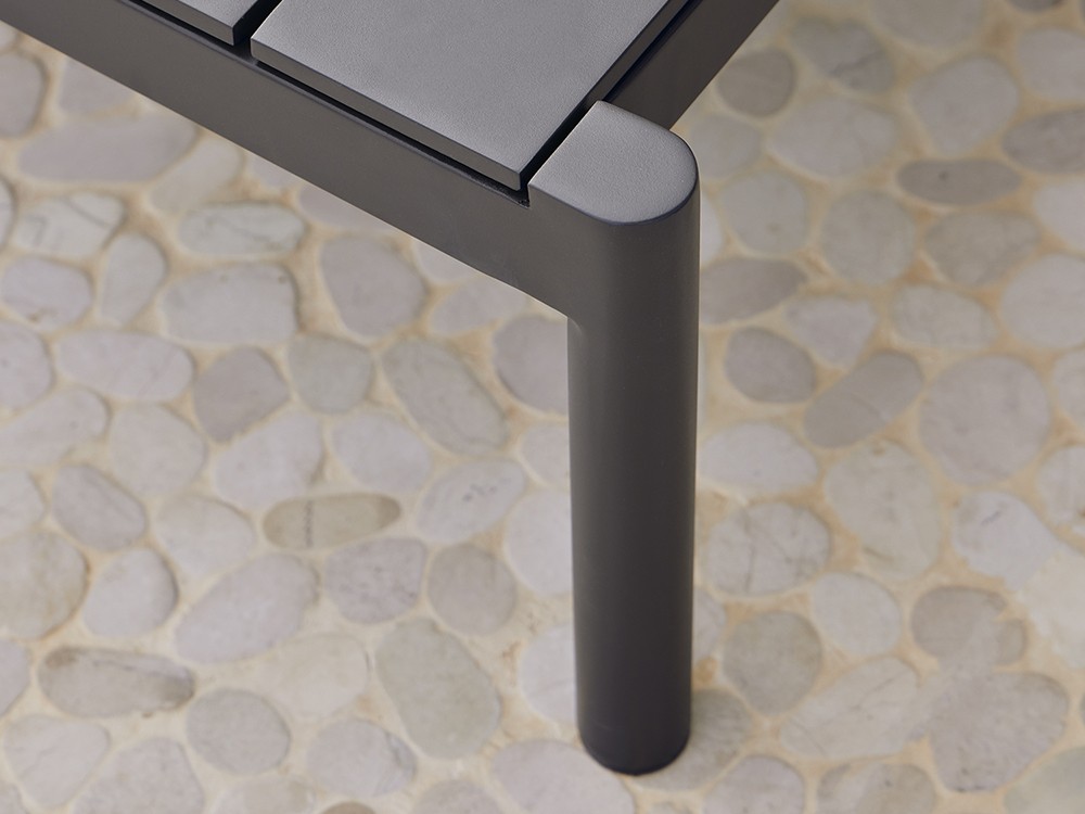 Mesa de centro de aluminio y compacto para salón exterior Origin de Point - 4