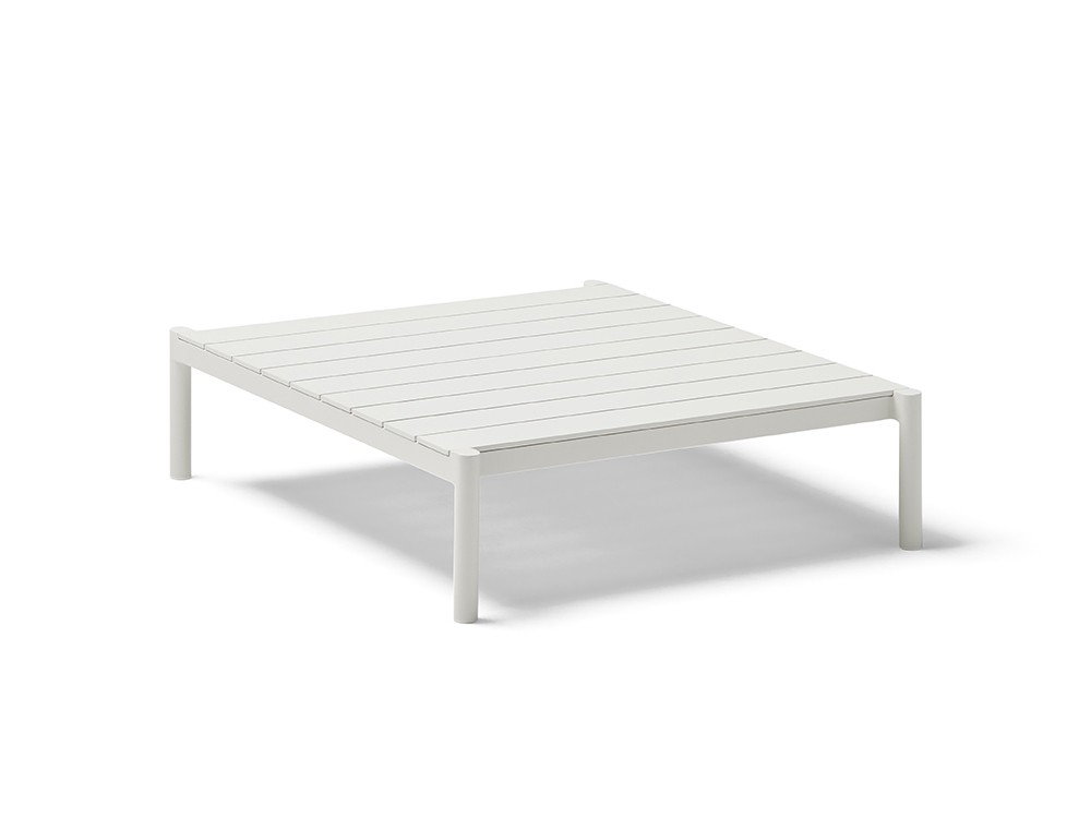 Mesa cuadrada de centro de aluminio, compacto o porcelánico para salón exterior Origin de Point - 3