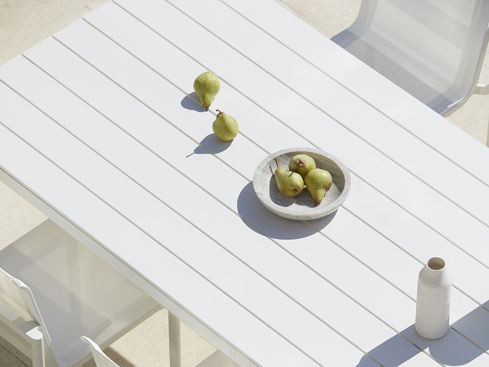 Mesa de aluminio, hpl o porcelánico para comedor exterior Origin de Point - 19