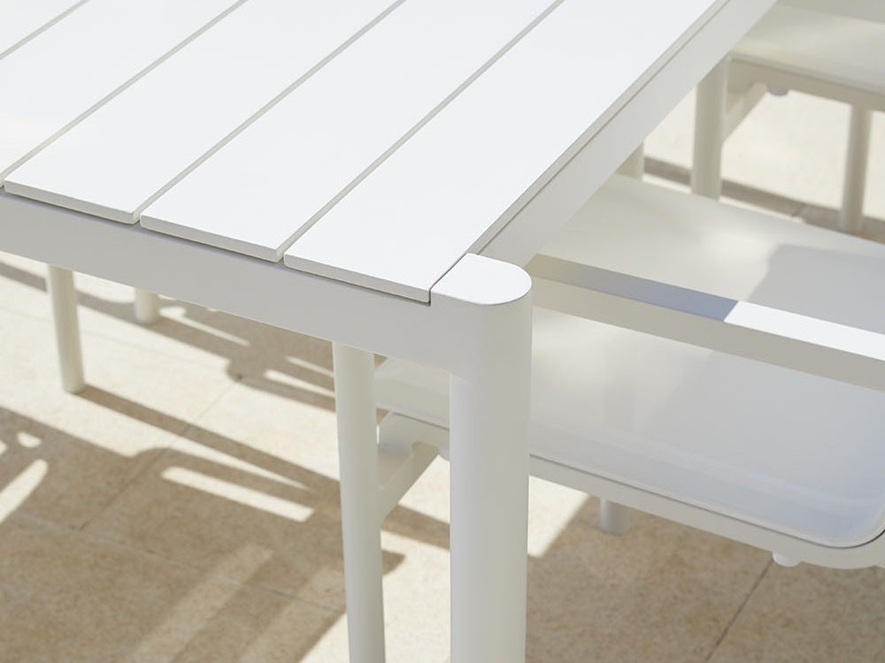 Mesa de aluminio, hpl o porcelánico para comedor exterior Origin de Point - 20