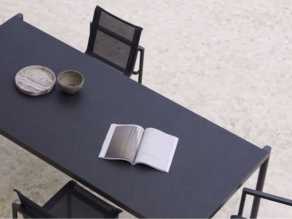 Mesa de aluminio, hpl o porcelánico para comedor exterior Origin de Point - 24