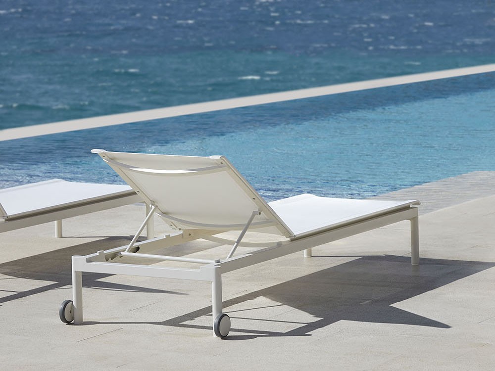 Tumbona de aluminio y batyline Origin de Point - 12