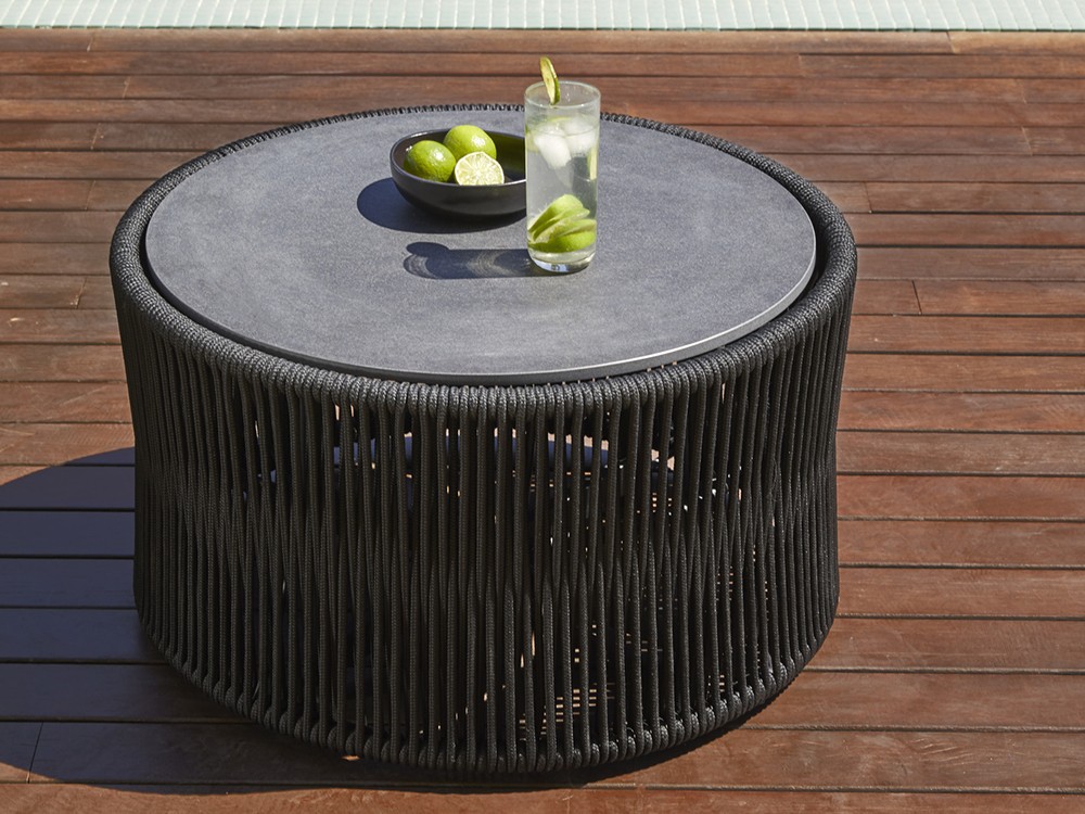 Mesa de centro de cuerda trenzada Weave Point Point - 32Mesa de centro de cuerda trenzada Weave Point Point - 36