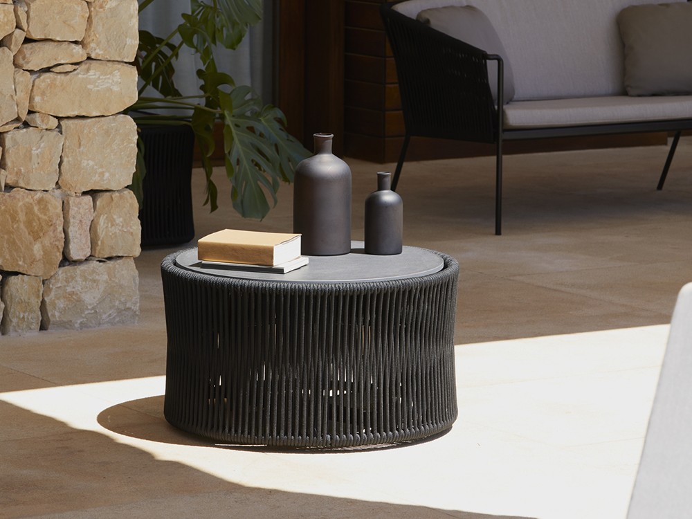 Mesa de centro de cuerda trenzada Weave Point Point - 37