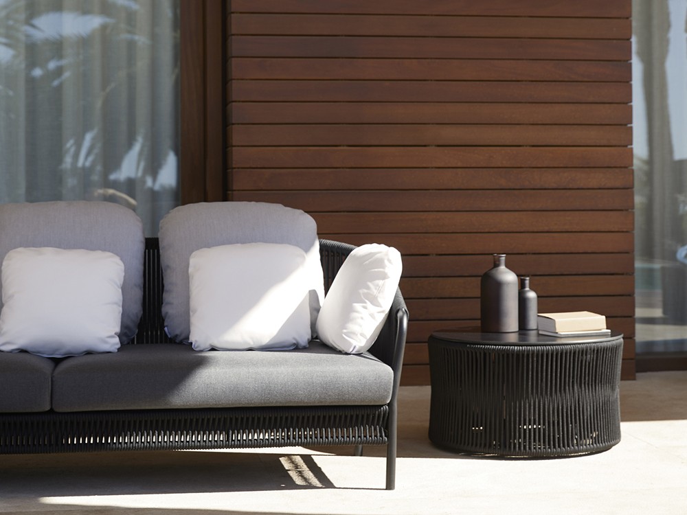 Mesa de centro de cuerda trenzada Weave Point Point - 38