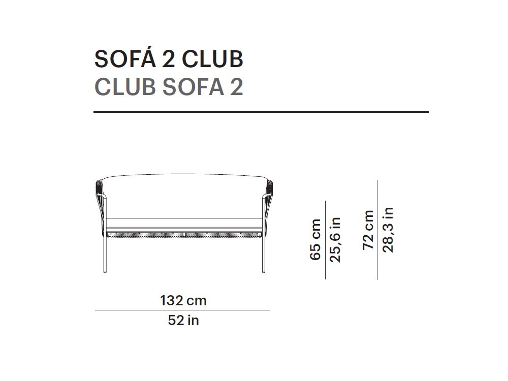 Sofá Club de cuerda trenzada Weave Point - 19