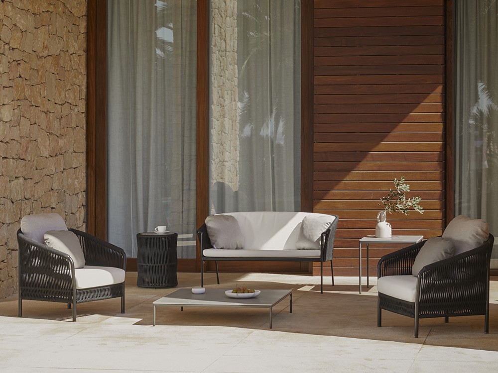 Sofá Club de cuerda trenzada Weave Point - 22