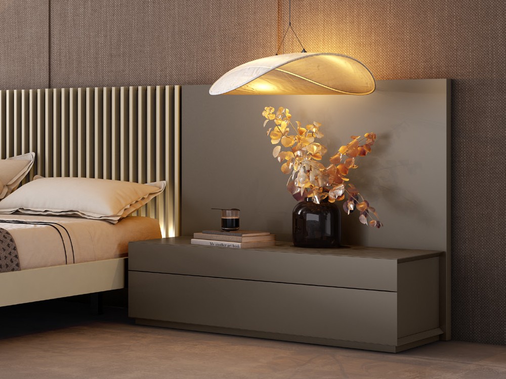 Dormitorio con cabecero alistonado con luz led Ideas Dreams 803 de A. Brito - 2