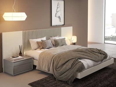 Dormitorio con cabezal alistonado Ideas Dreams 816 A. Brito - 1