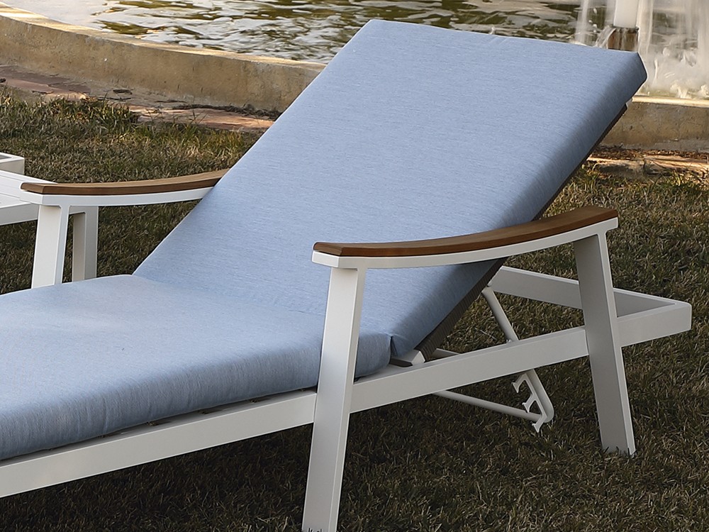 Tumbona de aluminio y cuerda Creta de Arkimueble - 2