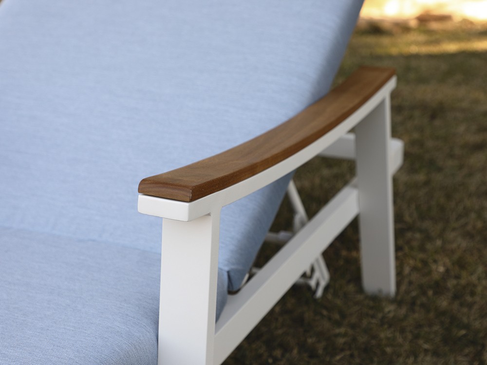 Tumbona de aluminio y cuerda Creta de Arkimueble - 3