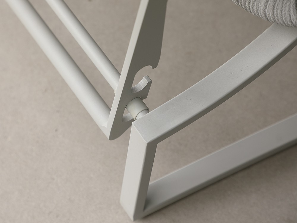 Sofá club reclinable de cuerda trenzada para salón exterior Verona Arkimueble - 3