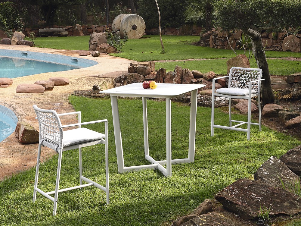 Mesa alta para exterior de aluminio Verona Arkimueble - 2