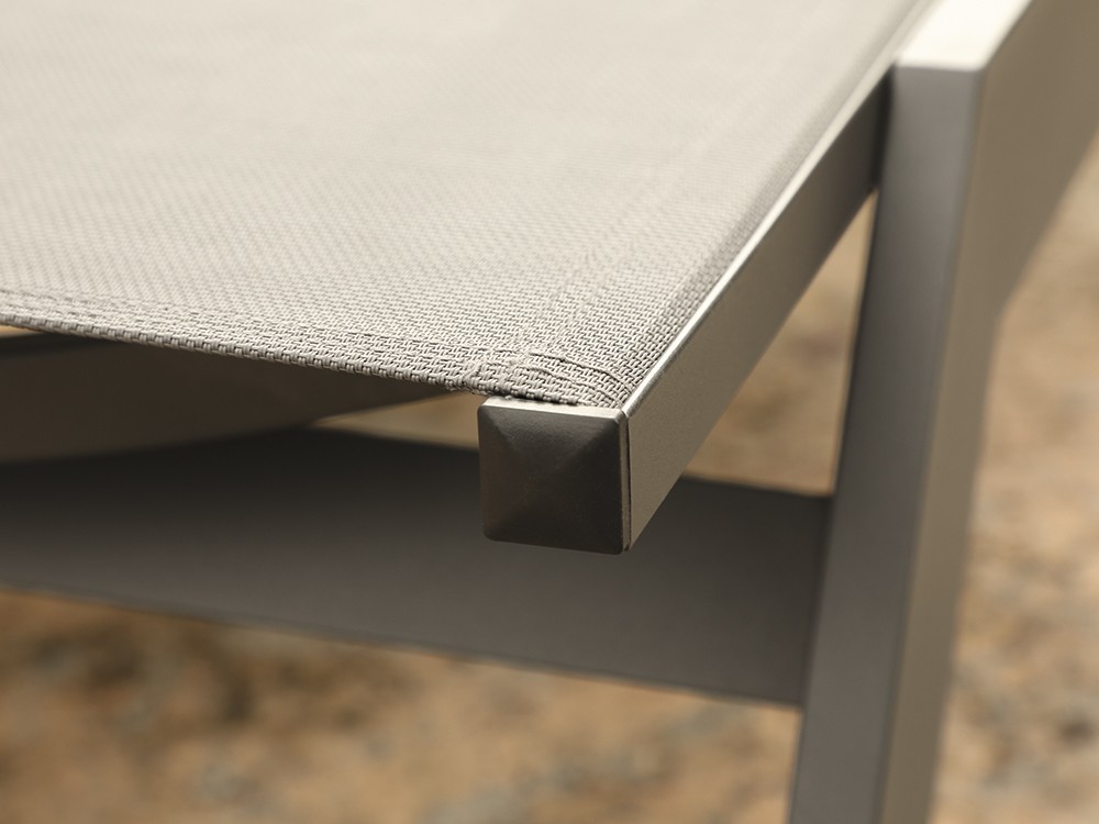 Tumbona de aluminio y textilene Chipre de Arkimueble - 3