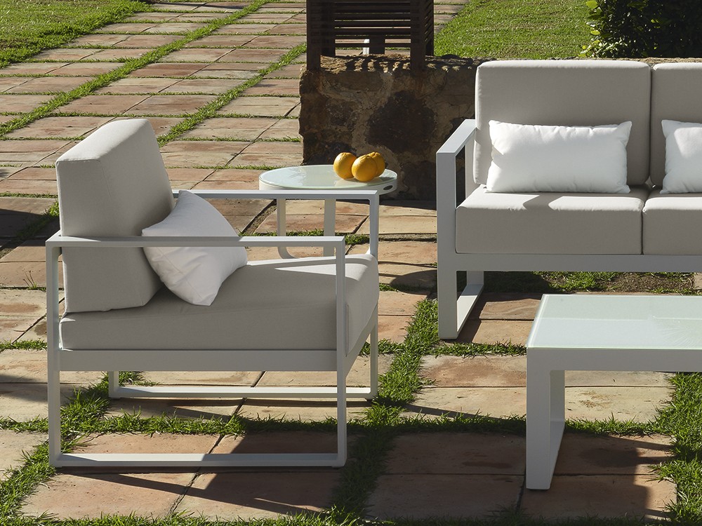 Sillón para salón exterior de aluminio Nerja Arkimueble - 2