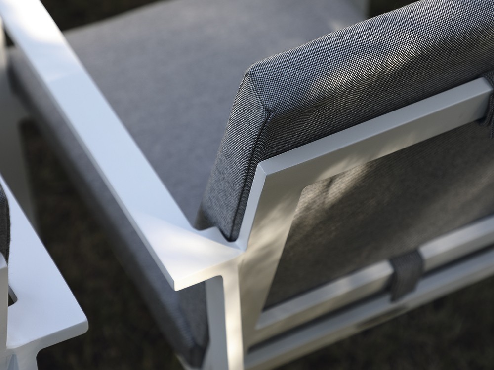 Silla de comedor exterior en aluminio Nerja Arkimueble - 3