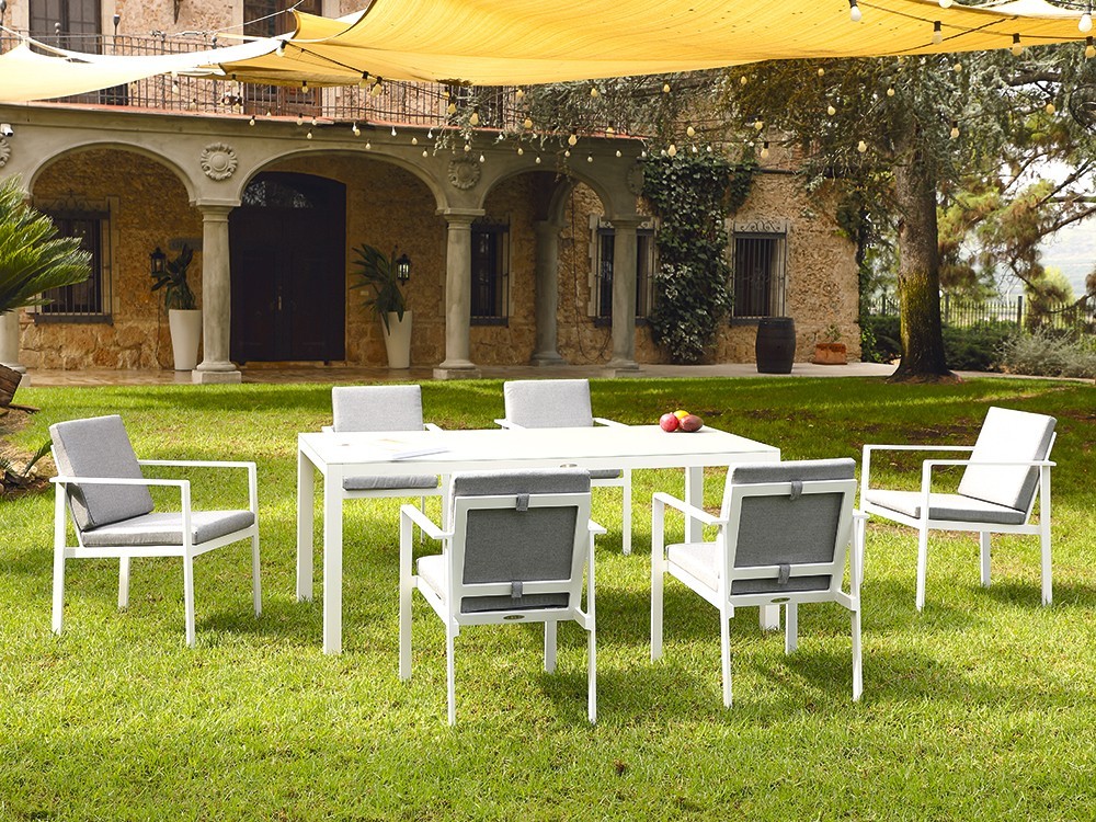 Silla de comedor exterior en aluminio Nerja Arkimueble - 2