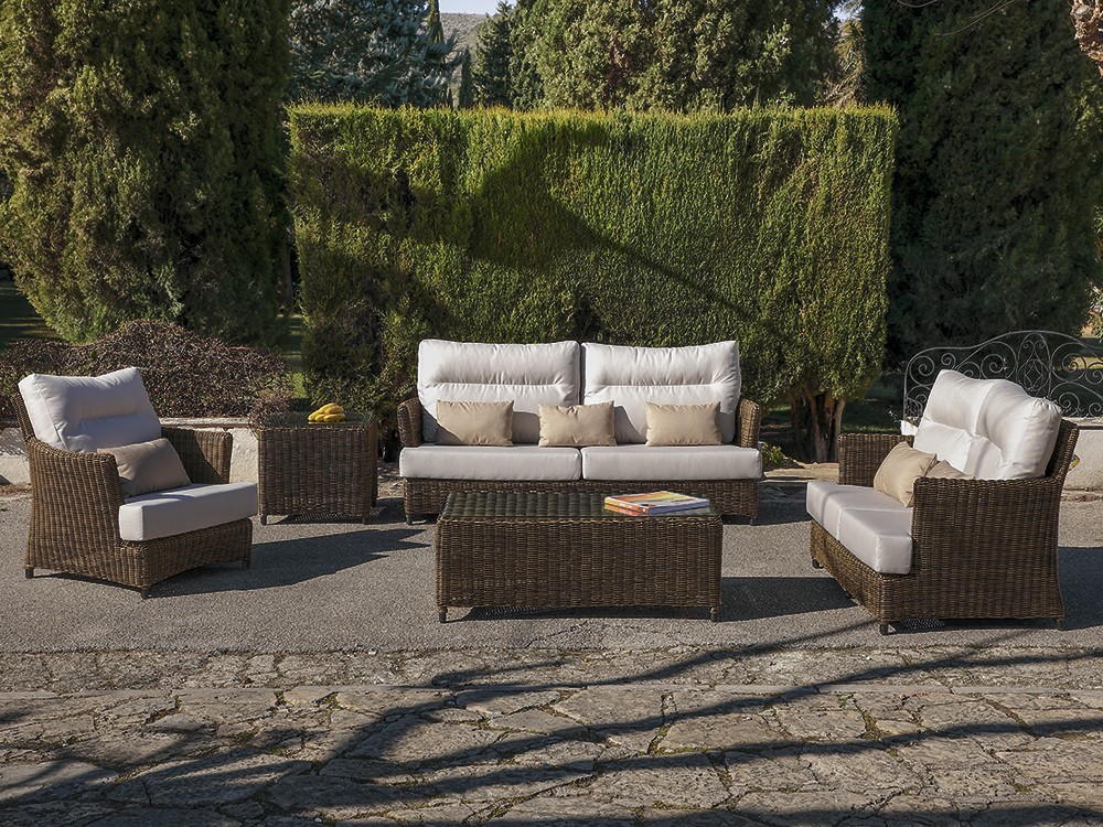 Sillón de fibra sintética para salón exterior Riviera Arkimueble - 2