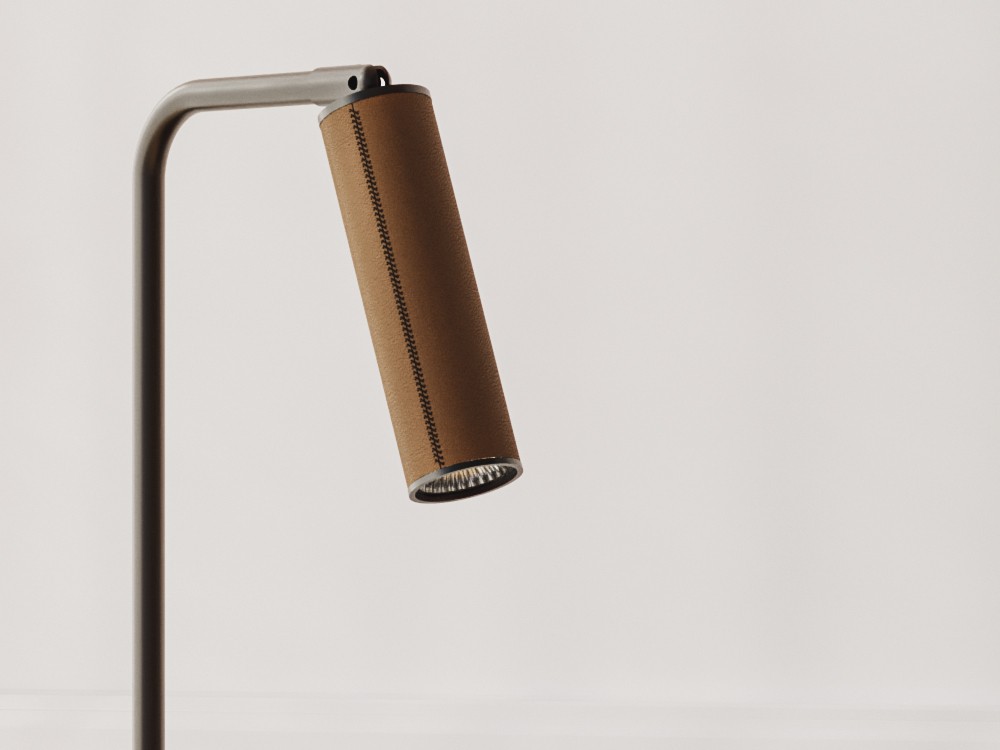 Lámpara de sobremesa con pantalla orientable Tura de Aromas - 3