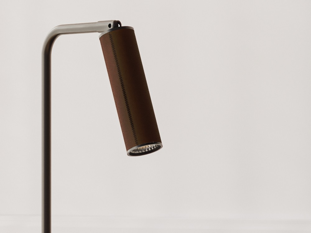 Lámpara de sobremesa con pantalla orientable Tura de Aromas - 4