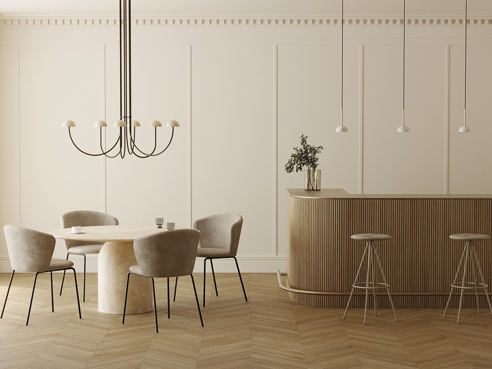 Lámpara de techo Dussa Multi con seis luces de Aromas - 5