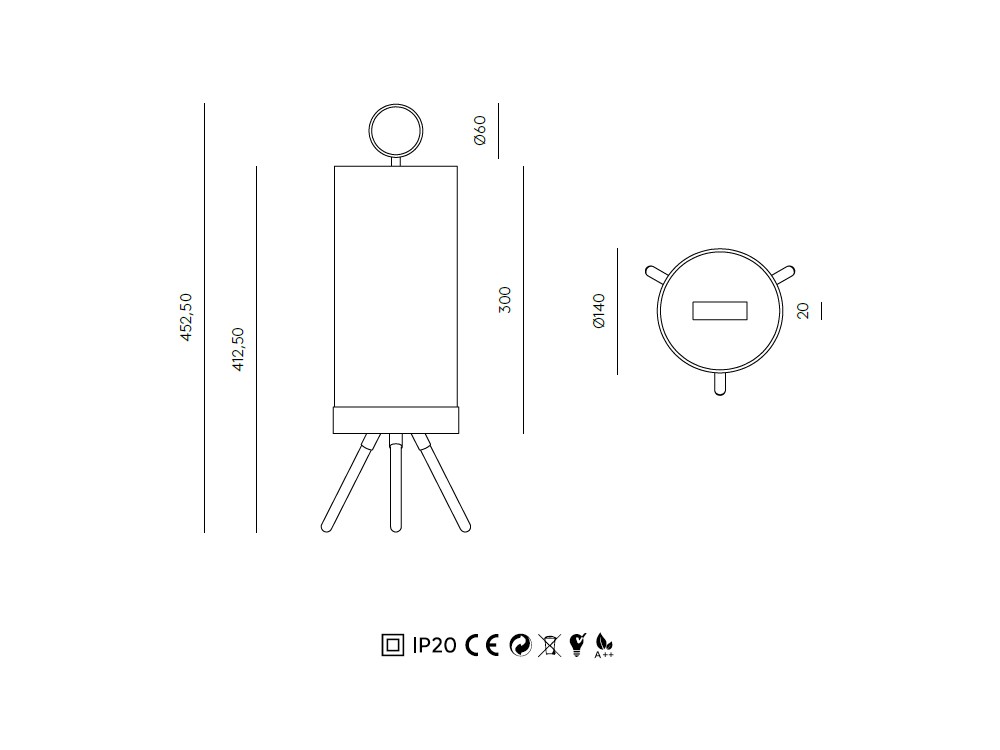 Lámpara de sobremesa Nooi de Aromas del campo - 4