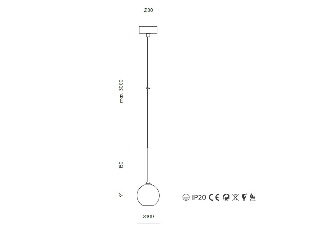 Lámpara de techo Lita Aromas del Campo - 5