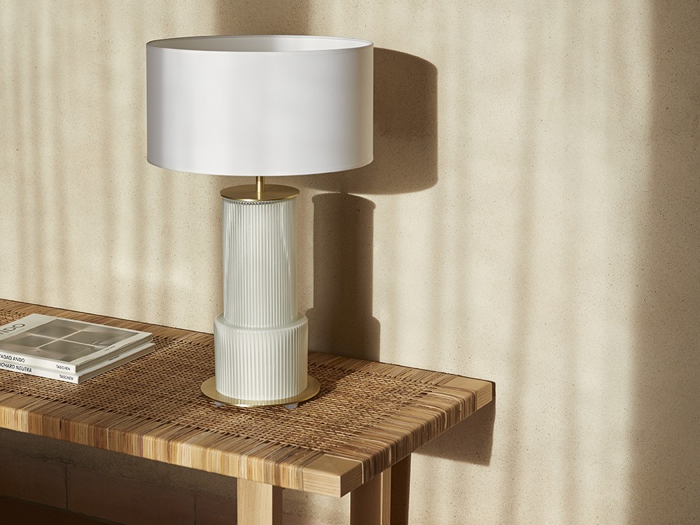 Pie de lámpara de sobremesa Atina Gold Aromas del Campo - 10