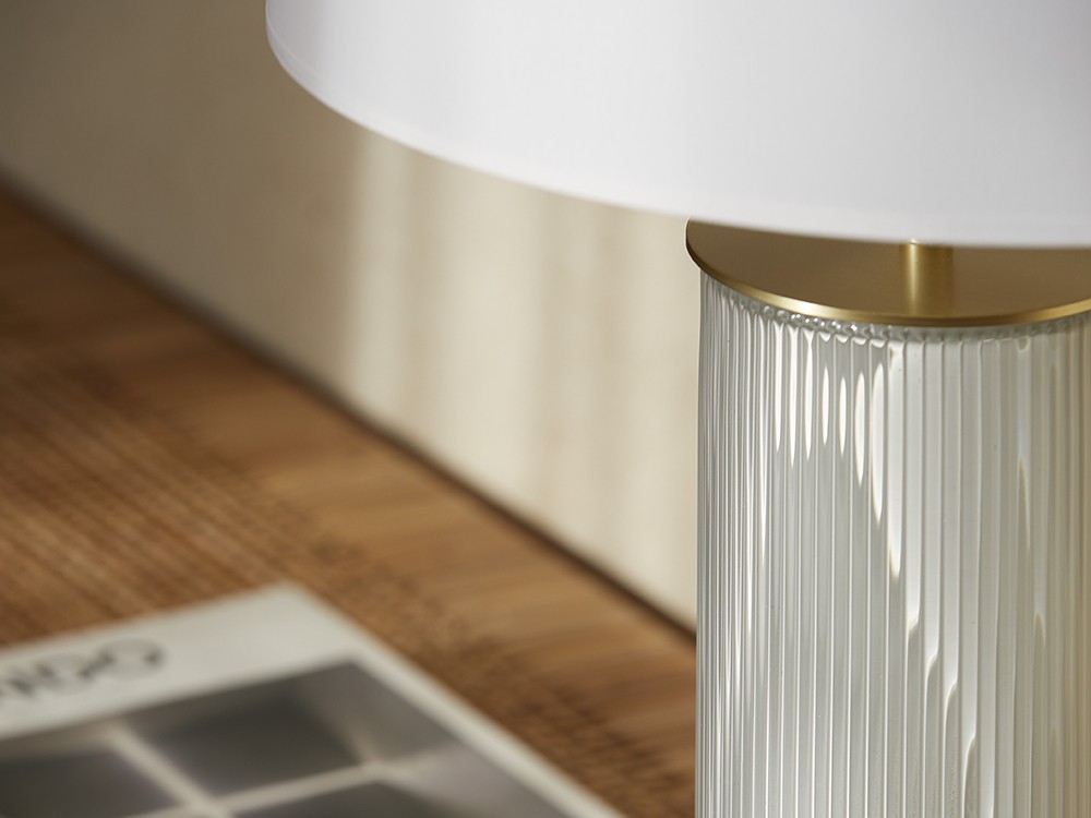 Pie de lámpara de sobremesa Atina Gold Aromas del Campo - 9