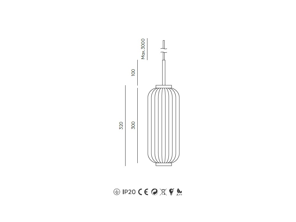 Lámpara de techo Elma de Aromas - 4