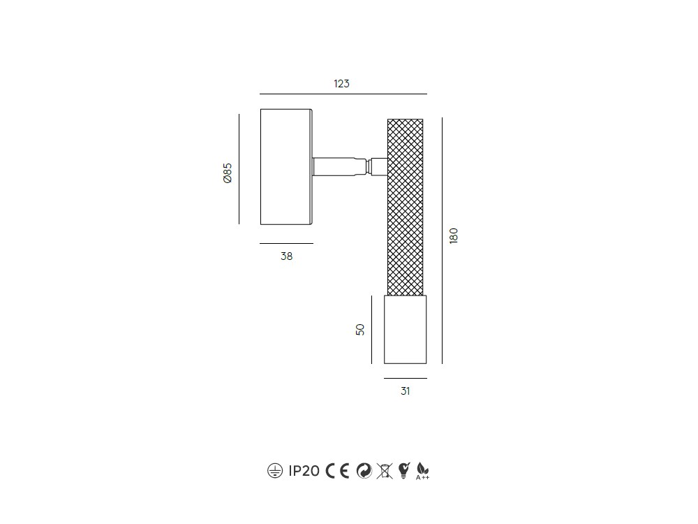 Aplique de techo Ycro de Aromas - 5