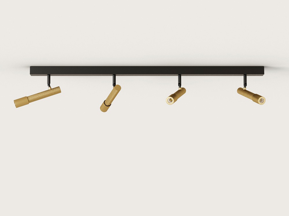 Regleta de techo con cuatro focos Ycro de Aromas - 1