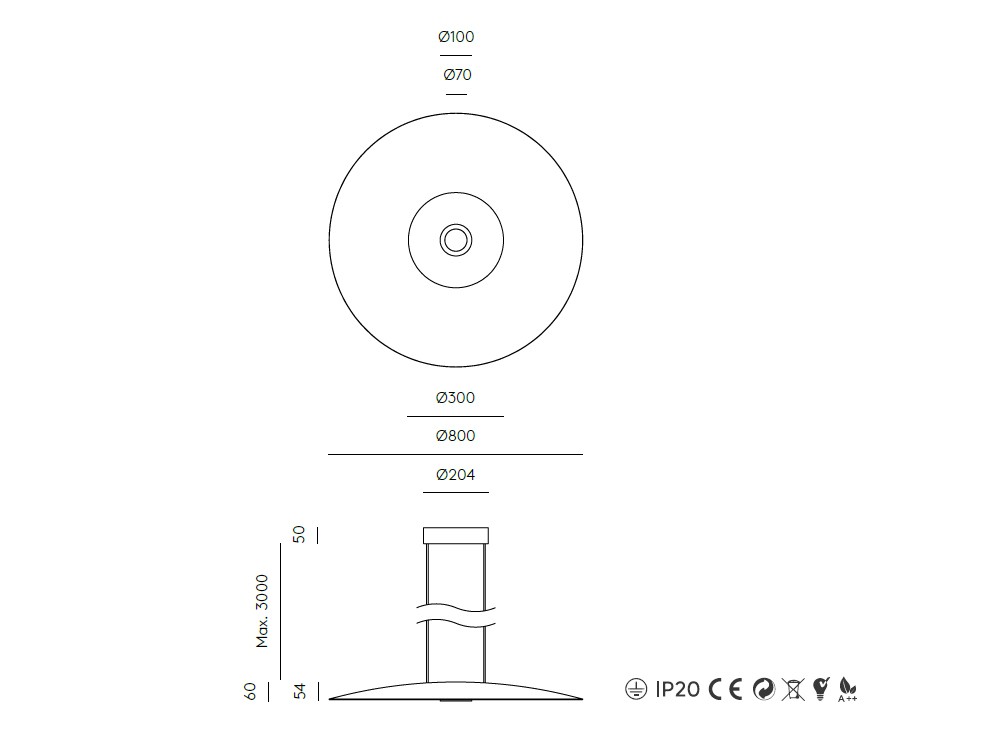 Lámpara de techo Bigcoss de Aromas del campo - 3