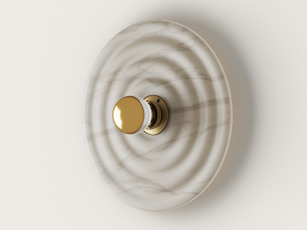 Aplique Wave de alabastro Aromas del campo - 2