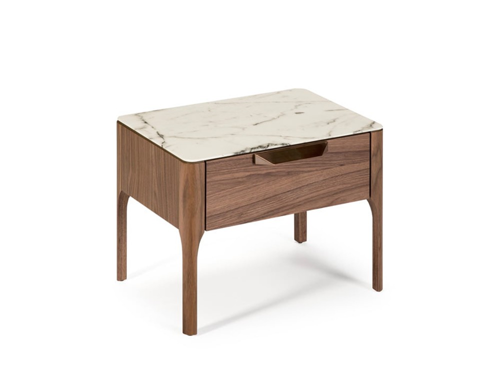 Mesita de noche nogal Ángel Cerdá 7038 Ángel Cerdá