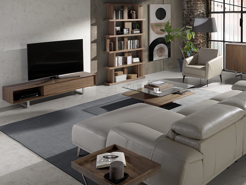 Mueble de TV en nogal Ángel Cerdá 3043 Ángel Cerdá