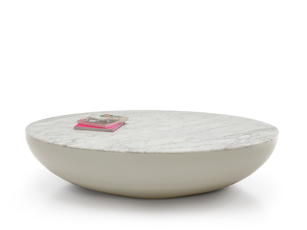Mesa de centro con sobre de mármol Luna Beltá & Frajumar - 6