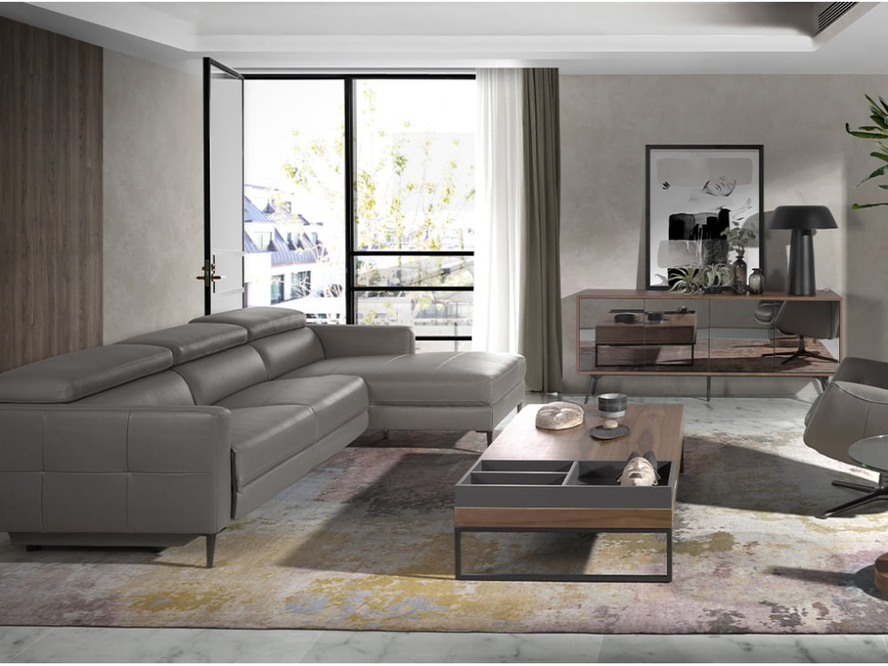 Aparador en nogal y espejo Ángel Cerdá 3061 -5