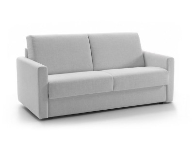 Sofá cama Daro con apertura italiana. Diseño limpio, funcionalidad total y confort sin renunciar a la estética.