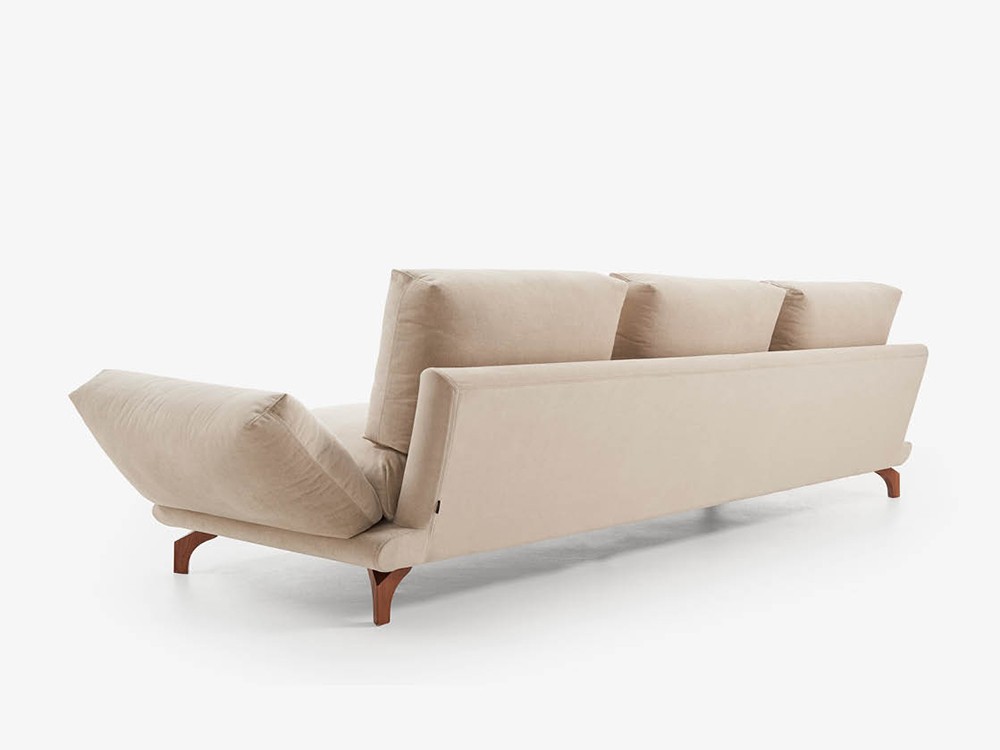 Sofá tapizado en lino Axis de Beltá & Frajumar - 4