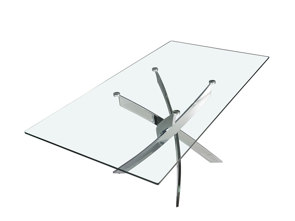 Mesa de comedor de cristal Ángel Cerdá 1061 6