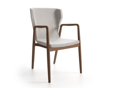 Butaca Níes de Frajumar, sencillez elegante con confort envolvente