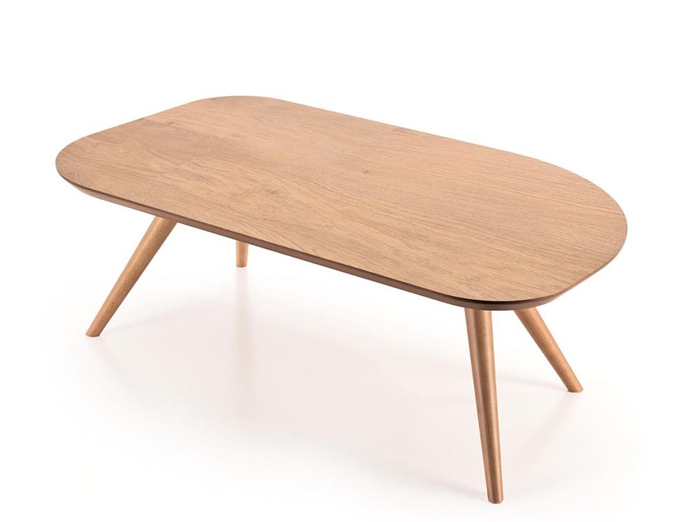 Mesa de centro Alo chapada en roble de Beltá & Frajumar - 2