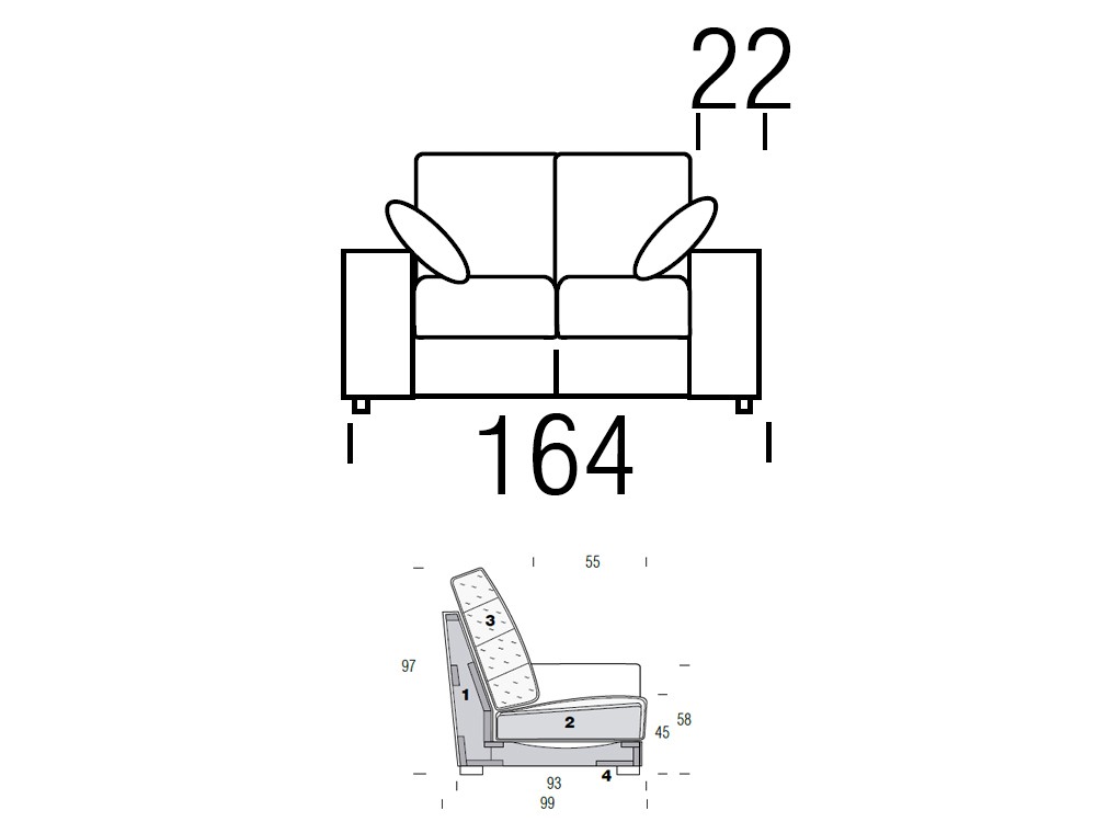 Sofá Nimo de Beltá & Frajumar - 5