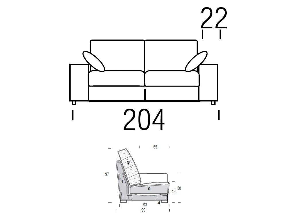 Sofá Nimo de Beltá & Frajumar - 6