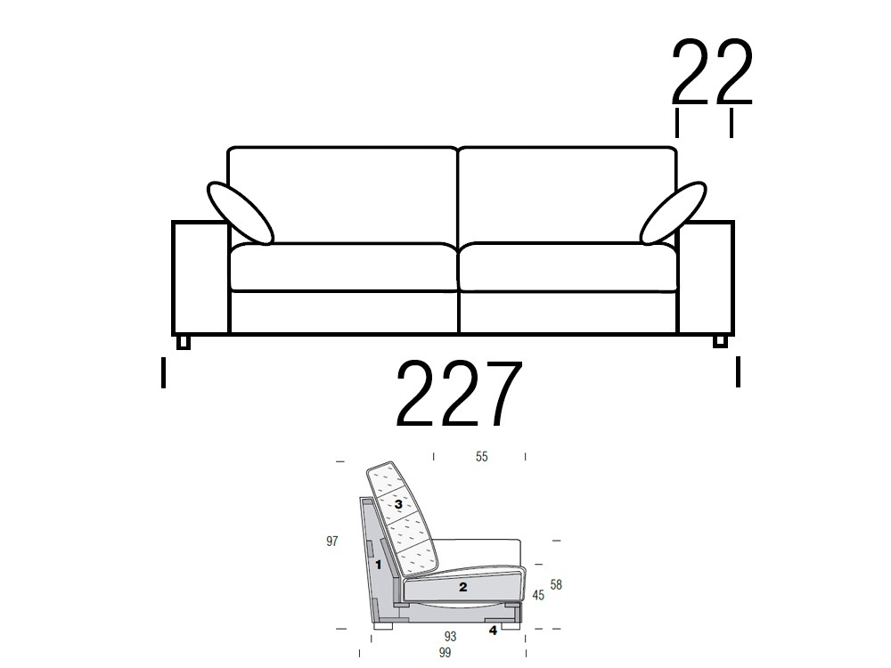 Sofá Nimo de Beltá & Frajumar - 7