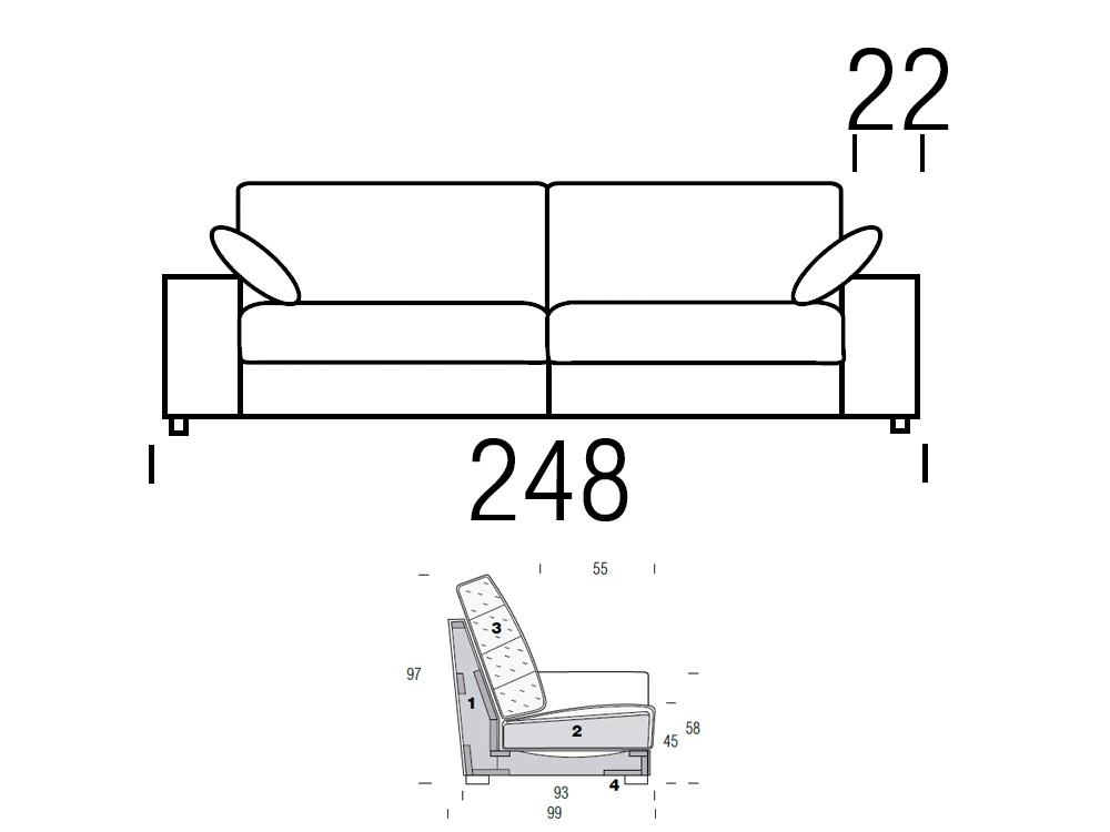 Sofá Nimo de Beltá & Frajumar - 8