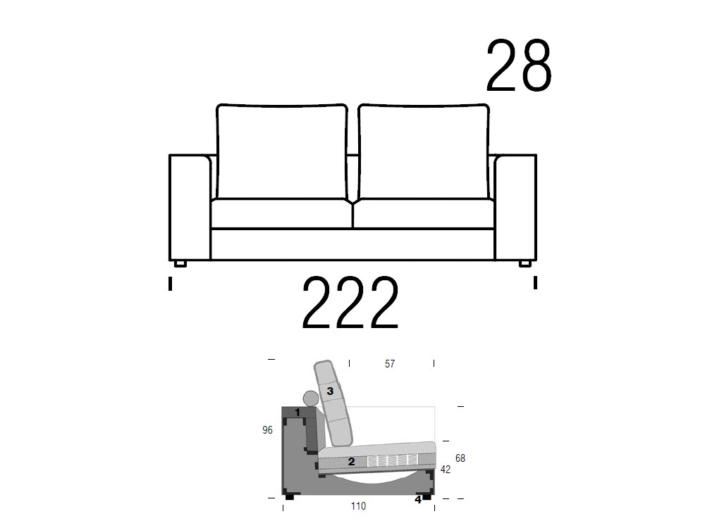 Haru de Belta Frajumar de 222cm medidas