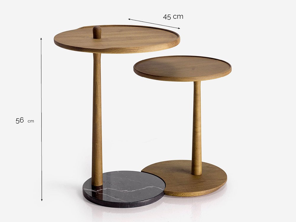 Medidas del conjunto de mesas Igno de Frajumar
