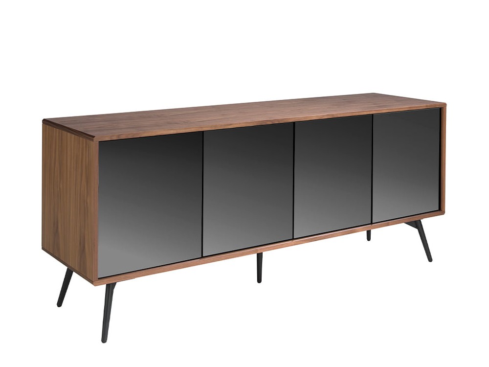 Aparador en nogal y espejo Ángel Cerdá 3061 -2